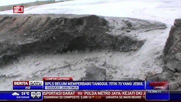 Luberan Lumpur Lapindo Ancam 2 Desa di Tanggulangin