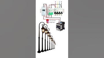 CSQ Digital Timer Switch For Street lights Control Circuit Diagram