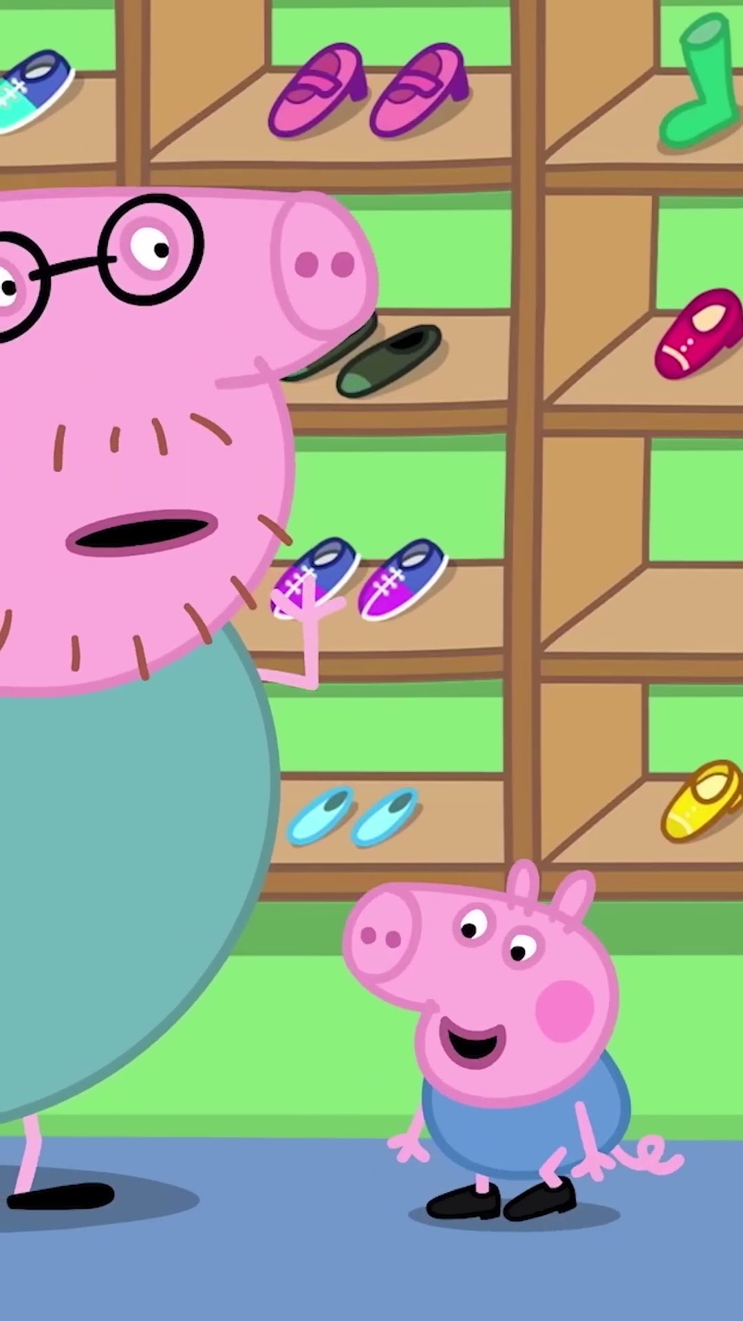 Full Shoe Shopping Episode Now Available! #peppapig #shorts