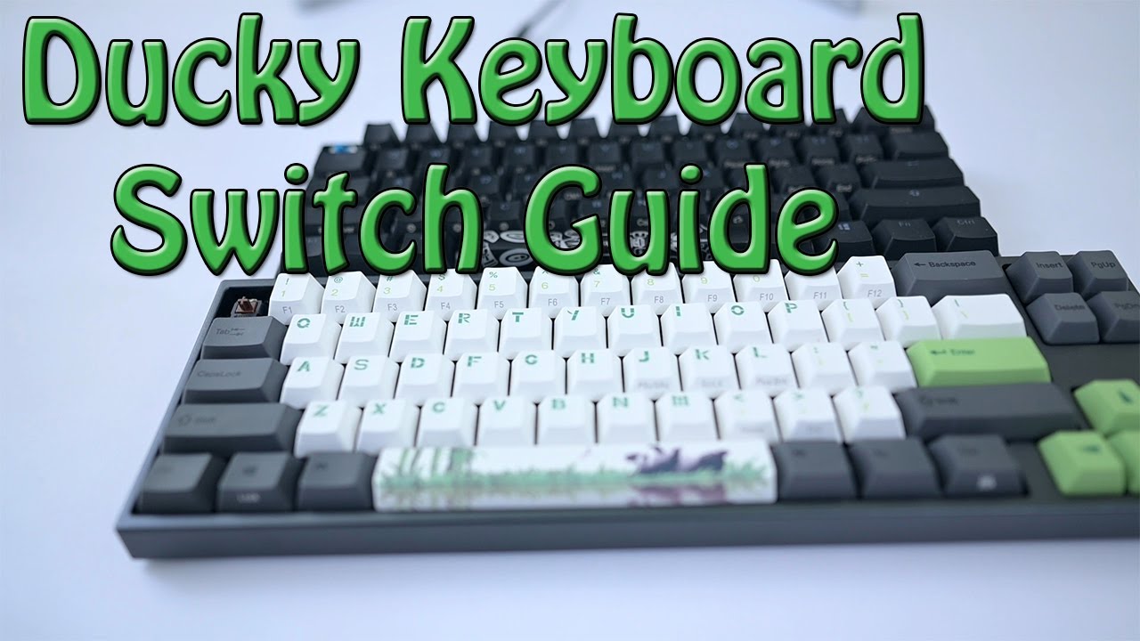 Ducky Mechanical Keyboard Switches Brown Vs Blue YouTube