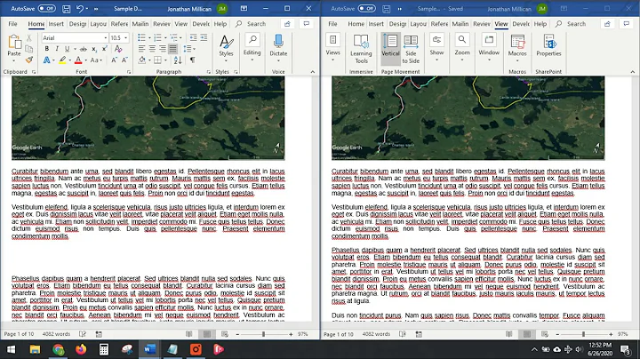 [TUTORIAL] How to VIEW 2 Word Docs SIDE-BY-SIDE & Disable Synchronous Scrolling