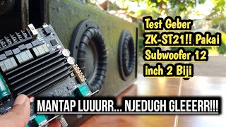Geber ZK-ST21!! Subwoofer 8 Inch X2 & 12 Inch X2
