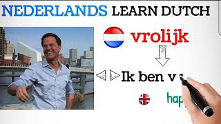 NEDERLANDS LEREN NT2 GRAMMATICA WERKWOORDEN / learn dutch with english 3