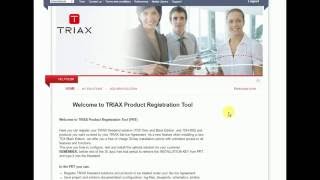 TRIAX - How to retrieve new license key