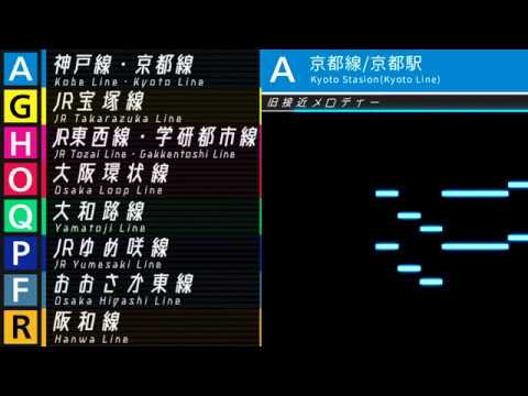 JR西日本近畿エリア接近メロディー【音色変更路線のみ】MIDI