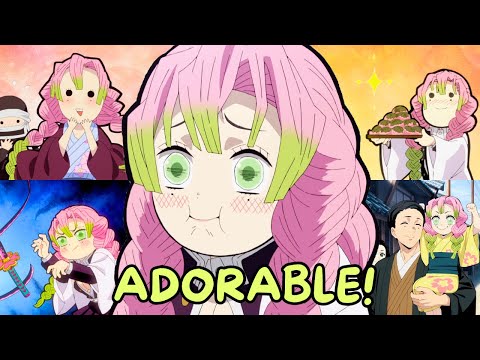 Mitsuri Kanroji Being Adorable and Cute for Straight 7 Minutes 55 Seconds || Demon Slayer ||