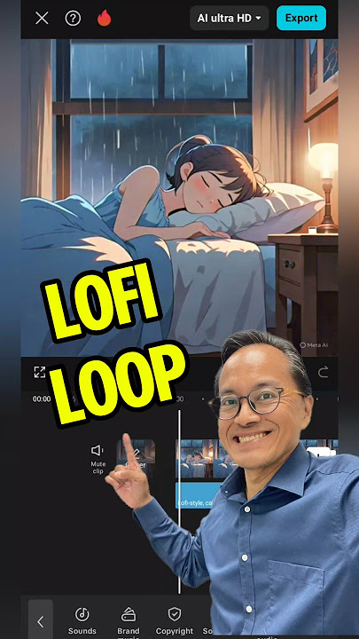 🌧  How I made this AI lofi video animation loop