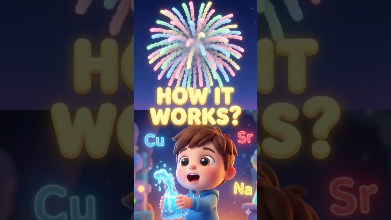 How Fireworks Get Their Colors! 🎆🧪 (Science for Kids) 