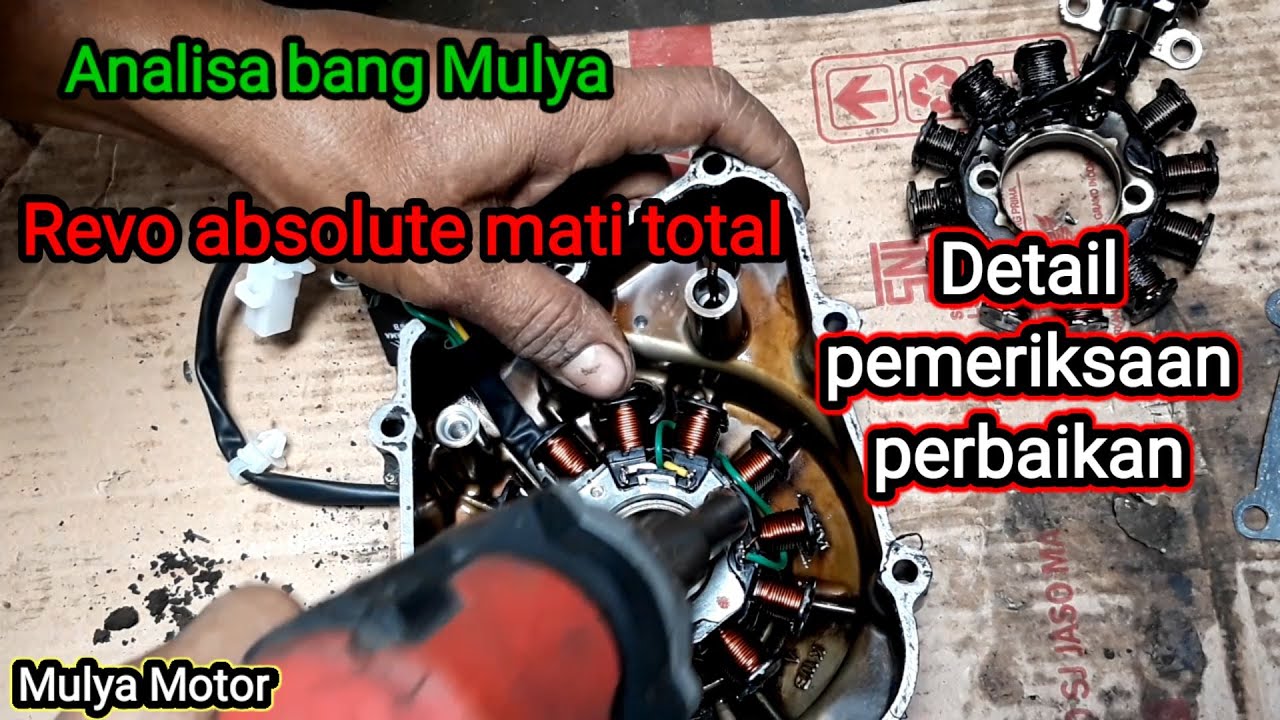 Analisa dan perbaikan Revo absolute gagal pengisian akhirnya mati total.