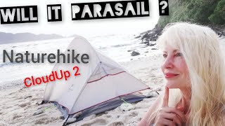 BUT Will it PARASAIL New Naturehike Cloud Up 2 Ultralight Tent & ADEYTO @ Okinawa 🏖️