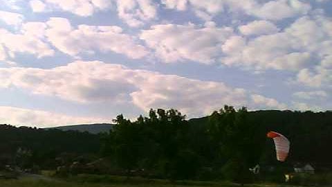 Demo flight with RC powered paraglider (paramotor) Flex 1.7 V3 flypg