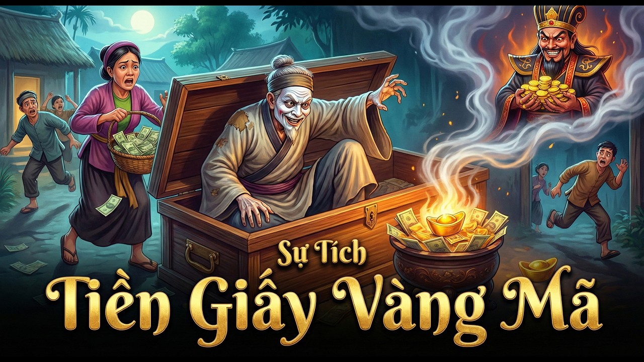 Sự tích Tiền Giấy - Tiền Vàng Mã (Cổ Tích Việt Nam) | Hẻm Cổ Tích