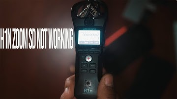 Invalid sd Card on the H1n Zoom