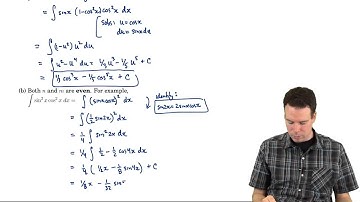 Math152: Section 3.2 Trigonometric Integrals