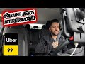 Trabalhei menos nos apps uber e 99 passageiro mesmo assim fiz mais de 300,00 reais #shorts#uber 