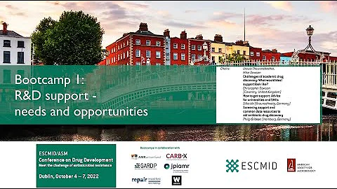 ESCMID/ASM Conference 2022 Bootcamp 1: R&D support - needs and opportunities