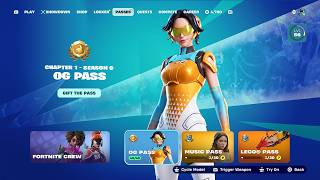 How To Get OG Chapter 1 Season 9 Battle Pass NOW FREE in Fortnite! Free Max Treis!