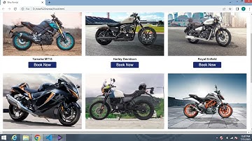 Bike Rental website made by me