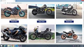 Bike Rental website made by me