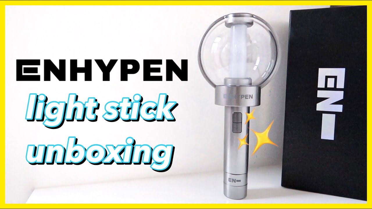 picture Enhypen Lightstick Name enhypen official light stick unboxing giveaway