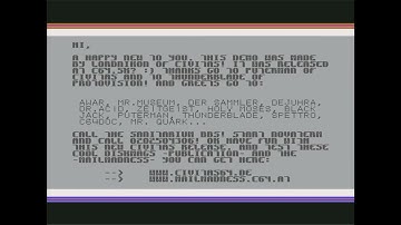 C64 Intro - Happy2k2 [2001] by Civitas