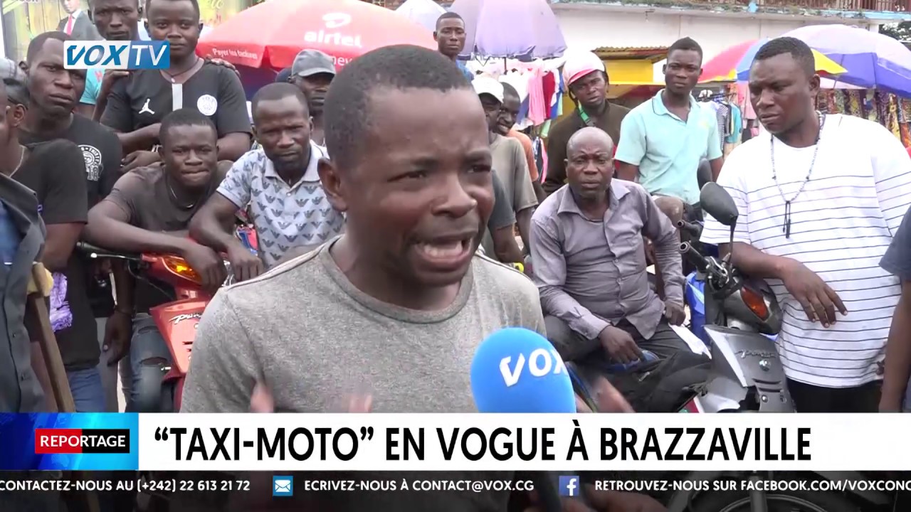Taxi moto en vogue à Brazzaville