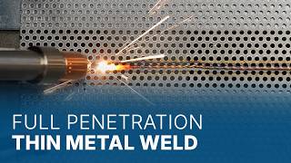 Can a Laser Welder Handle 24 Gauge Perforated Plate?