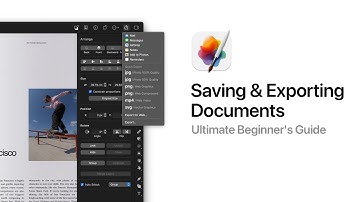 Saving & Exporting Documents – The Beginner’s Guide to Pixelmator Pro