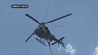 HCSO evacuates residents, pets as brush fire threatens homes