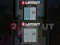 WHIC IS BEST LAYOUT FOR YOU #shorts