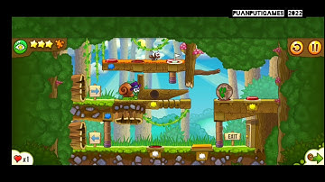 SNAIL BOB 2 - Chapter 1 Forest Story - Level 25 - Hunter Hamster - puanputigames