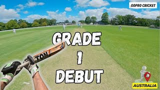 Golden Duck in GRADE 1 Debut? | Gopro Cricket Helmet Cam
