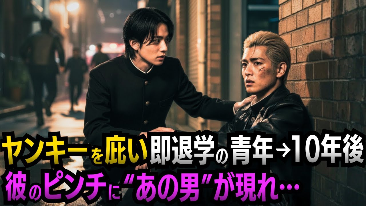 「わりぃ、恩返すの遅くなった」10年前に救ったヤンキーが、大御所になって彼の全てを取り戻す…