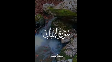 آيات من سورة الملك للقارئ مشاري راشد العفاسي 🤍