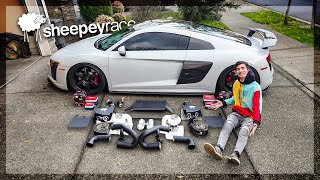 I Bought the CHEAPEST Sheepey Twin Turbo Kit for my Audi R8