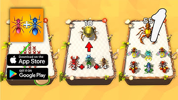 Merge Master - Ant Fusion Gameplay Walkthrough Part 1 - Level 1 ~ 11 (Android, IOS)
