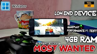Need For Speed Most Wanted Winlator 2012 Android on 4GB RAM Gameplay and performance Test #gaming screenshot 4