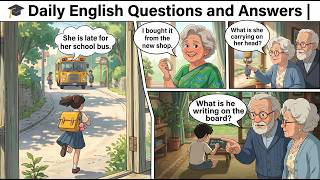 Daily English Questions And Answers English Practice Wh Questions English Class
