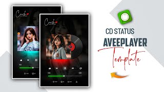 Trending CD Music Player Status Video Editing | New Avee Player Template