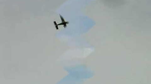 Rc model scratch build trainer maiden flight