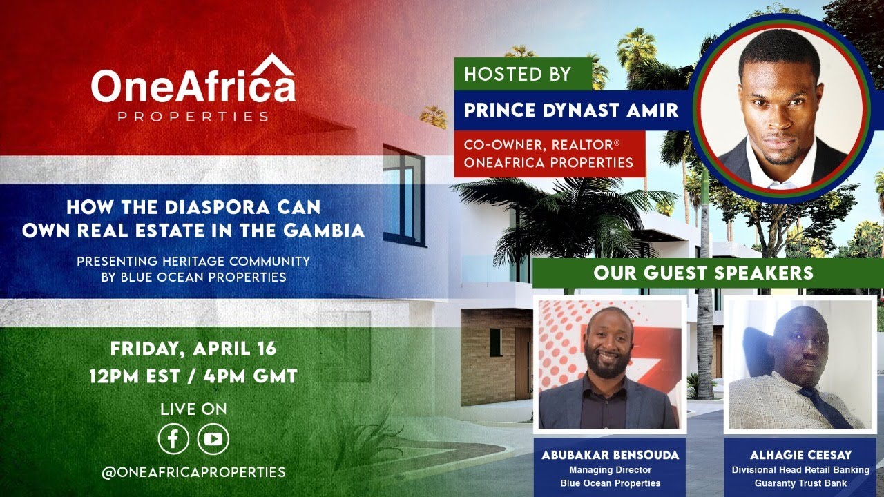 How The Diaspora Can Own Real Estate In The Gambia w/ Blue Ocean