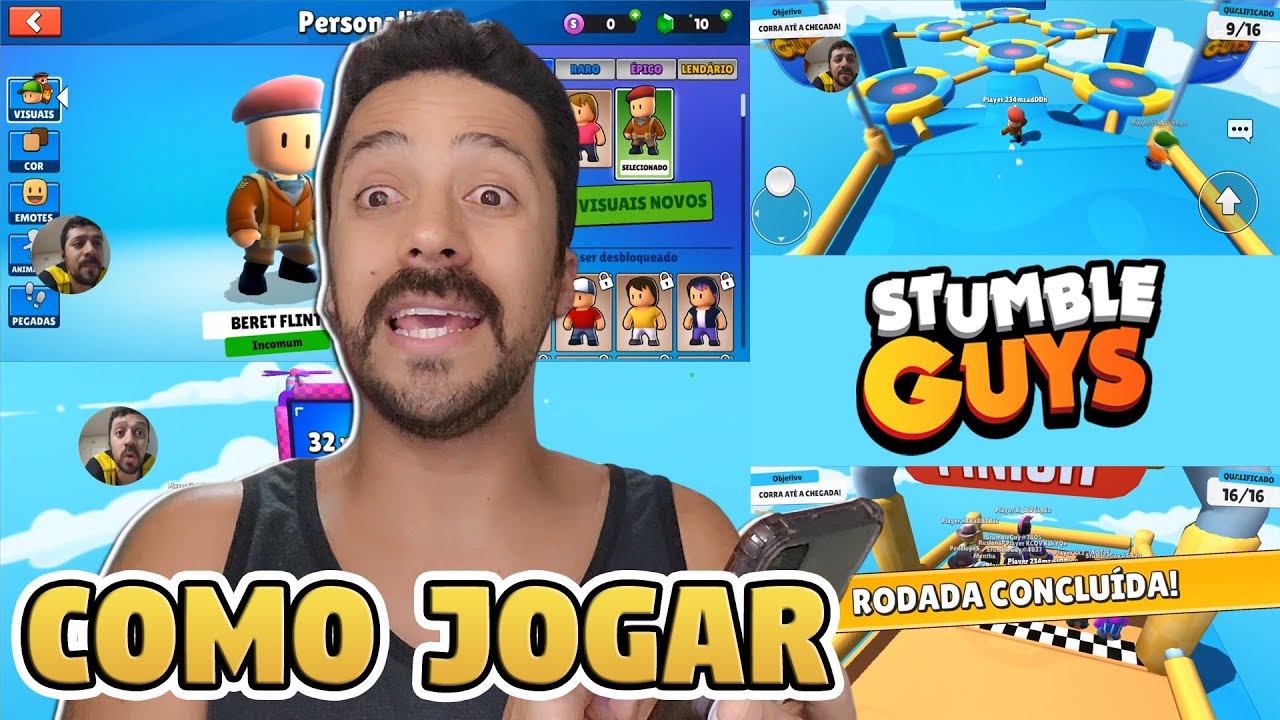 Como eu começo a jogar? — Stumble Guys Centro de Apoio