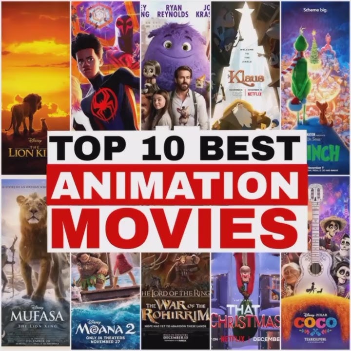TOP 10 Best Animated Movies | Best Animation Movies
