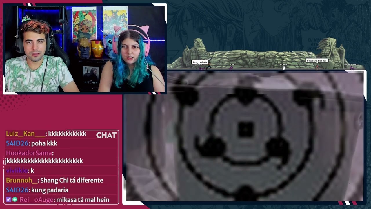 Sife e luda Reagindo a Kung-Fu Futebol Clube