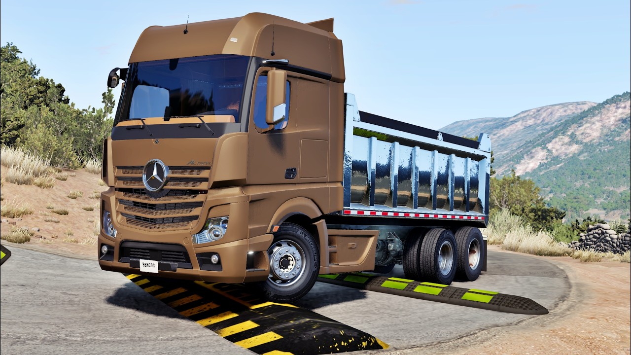 Cars and Trucks vs Speed Bumps #173 | BeamNG Drive |🤜 Truck &Too