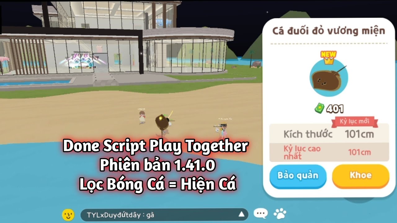 Done Script Play Together 1.41.0 Mod Mới Nhất Lọc Bóng... - youtube