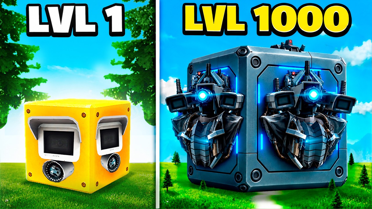 LEVEL 1 vs LEVEL 1000 Mystery Box (Titan Cameraman)