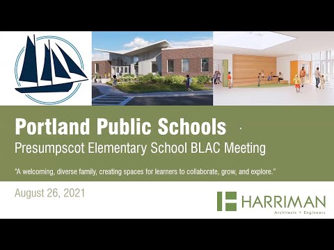 Presumpscot School Building Level Advisory Committee Meeting August 26, 2021