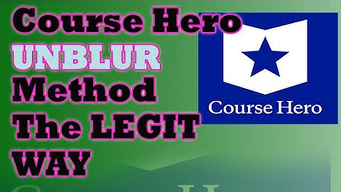 Course Hero Unblur