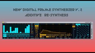 New Digital Frame v.2.0 Synthesizer: Additive Resynthesis Guide